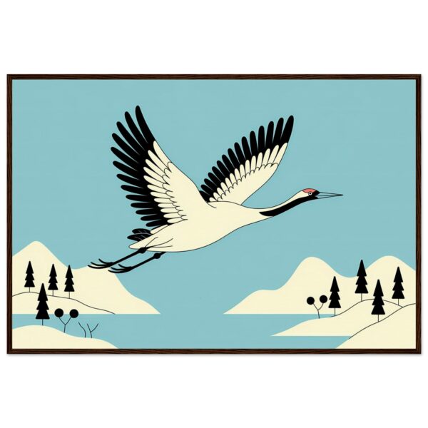 Japandi Style - Flying Crane
