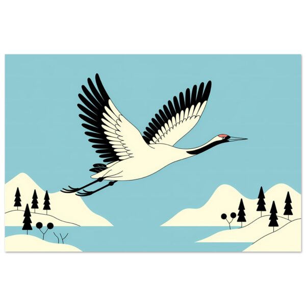 Japandi Style - Flying Crane