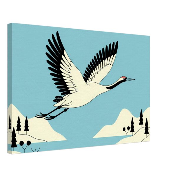 Japandi Style - Flying Crane