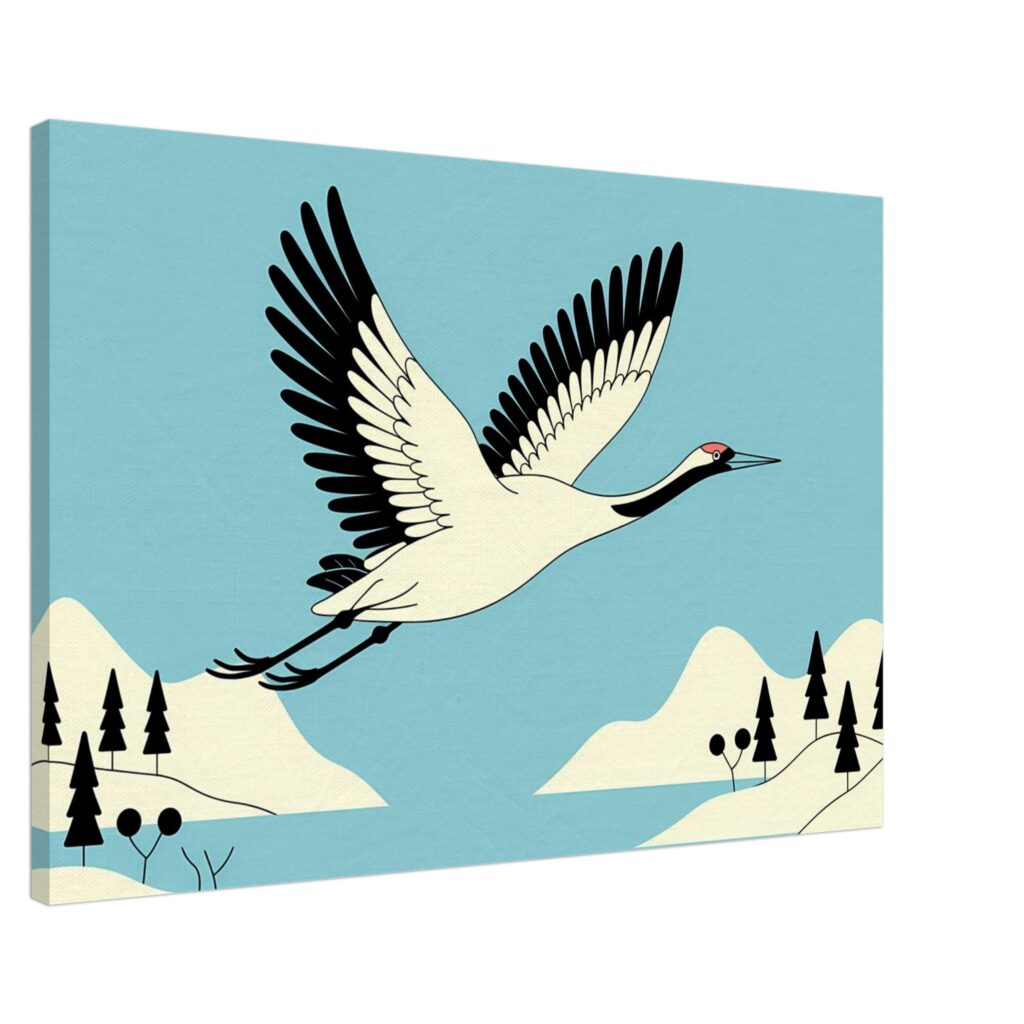 Japandi: The Powerful Art of Harmony Between East and West 3 Japandi Style - Flying Crane