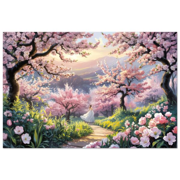 Cherry Painting- Path Below Cherry Trees