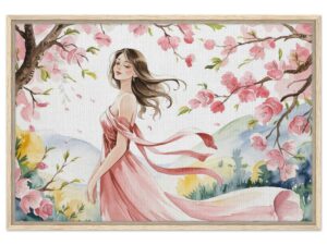 Cherry Style -Woman under cherry trees