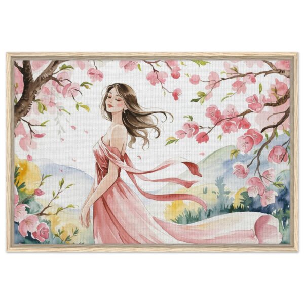 Cherry Style -Woman under cherry trees