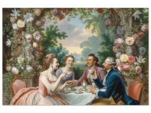 Rococo Style Garden Tea Party