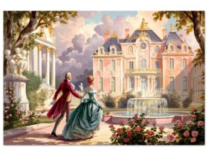 Rococo style art