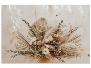 Boho Style Dried Flower Art